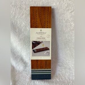 Hearth and hand cribbage board new